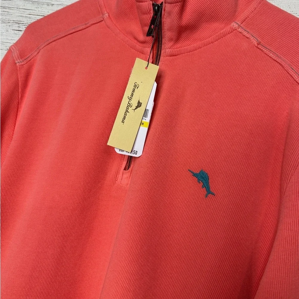 Tommy Bahama Men’s Nassau Half Zip Pullover- NWT - Picture 4 of 5